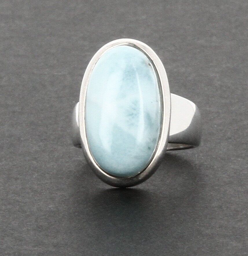 Bague "Larimar" Ovale Dimension 2,5 cm X 1,6 cm - EU55