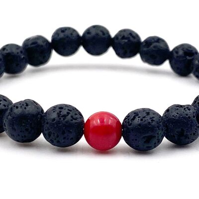 "LUI" lava stone bracelet, MY LOVE collection