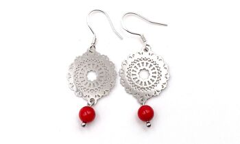 Boucles d'Oreilles MY LOVE argent Boucles d'oreilles - argent -  My Love pierres au choix 2