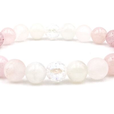 PINK MOON bracelet Pink Moon bracelet in 8 mm stones