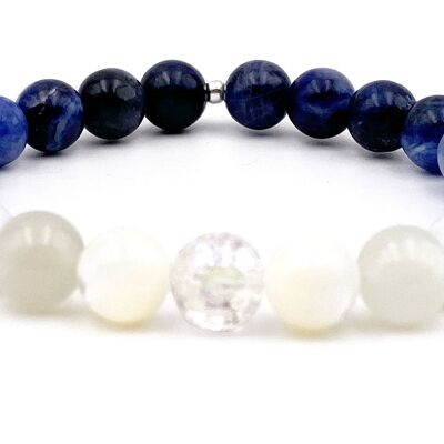 Blue Moon bracelet 6mm stone bracelet