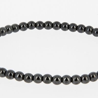 Bracciale in ematite da 4 mm