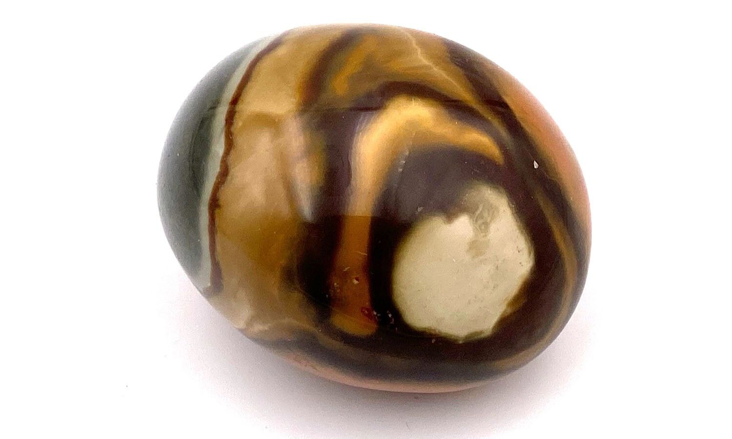 Polychrome jasper tumbled stone Polychrome jasper tumbled large size 5.5cm by 5.5