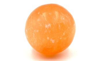 Sphère de SELENITE  Sphère sélénite Blanche environ 4 cm sans pied 3
