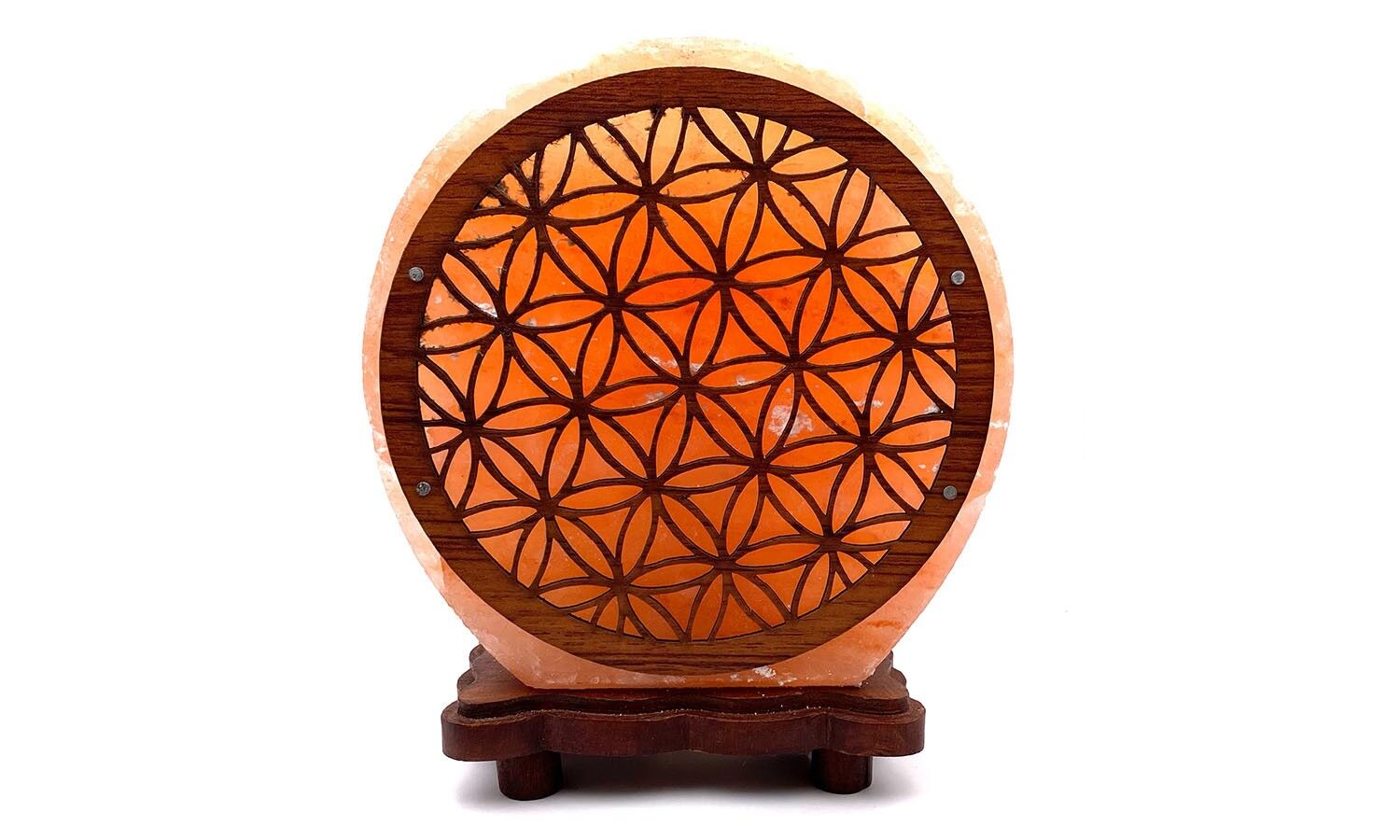 Himalayan Salt Lamp "Flower of Life" Himalayan Salt Lamp "Flower of Life"