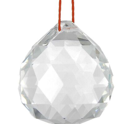 Bola de cristal facetado Feng Shui Crystal "aura" facetado 5 cm