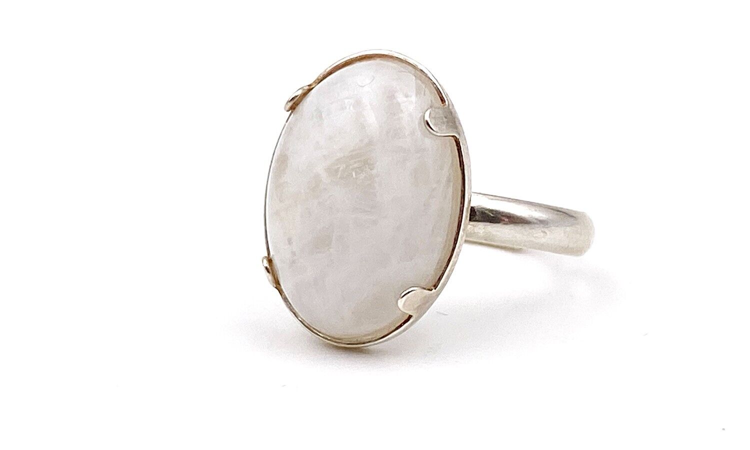 Bague PIERRE DE LUNE 18x13mm Taille 54 à 57