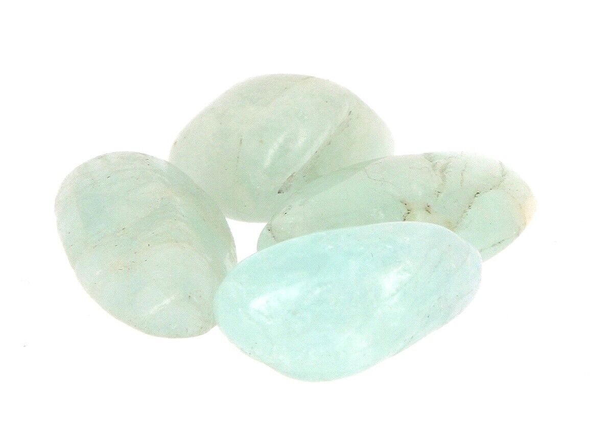 Aquamarine tumbled stone 1.5-2 cm