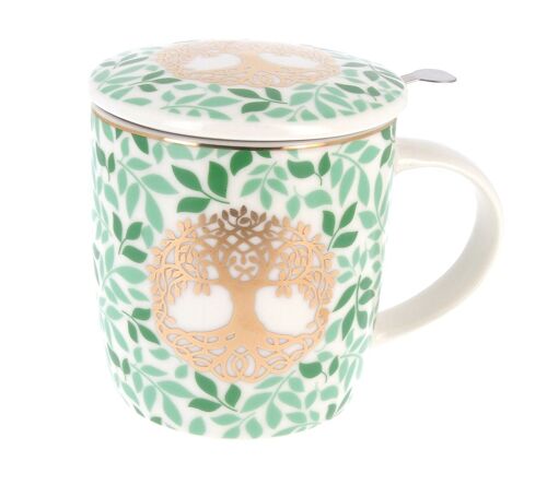 Mug/tasse à thé avec infuseur - Arbre de vie Mug/tasse à thé avec infuseur - arbre de vie