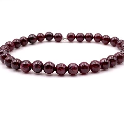 Pulsera granate Pulsera granate piedras 6 mm