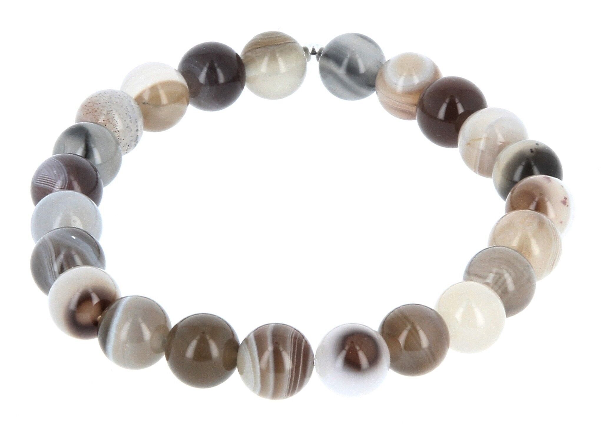 Pulsera Ágata de Botswana Pulsera Ágata de Botswana 8 mm