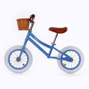 Draisienne Bleue pour enfant - Vélo sans pédales vintage 4