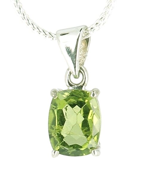 Pendentif Peridot N°1 - H 1 cm x l 0,7 cm