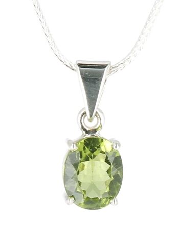 Pendentif Peridot N°2 - H 1 cm x l 0,8 cm 3