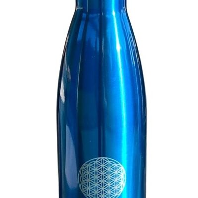 Botella de agua con aislamiento - Negra ecológica