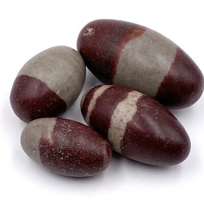 Shiva Lingam tumbled stone Size about 2.5-3cm long