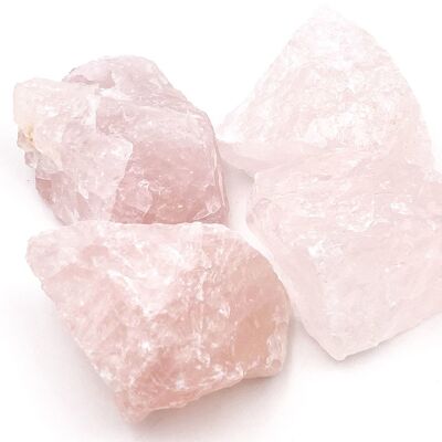 Piedra en bruto Cuarzo rosa Piedra en bruto entre 6 -9 cm
