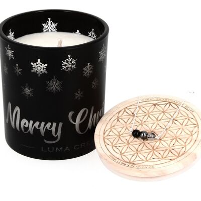 Bougies bijou Silver Christmas Noire