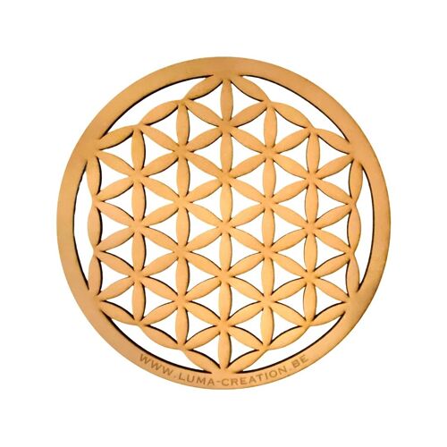 Fleur de vie Bois MDF 58 cm