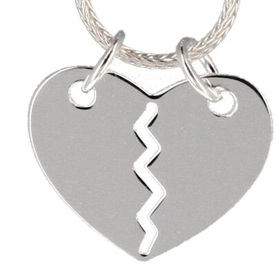 Heart pendant to separate
