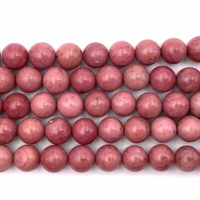 Rhodonite 8mm marbré