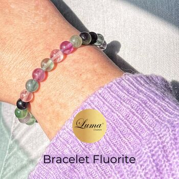 Bracelet Fluorite Bracelet Fluorite 8 mm 2
