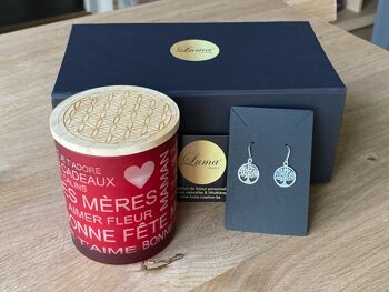 Coffret fête des mères Avec les boucles d'oreilles 1