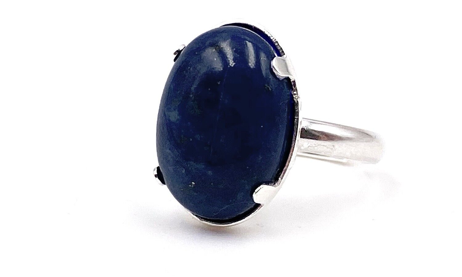 Bague LAPIS LAZULI 18x13mm taille réglable de 56 à 60