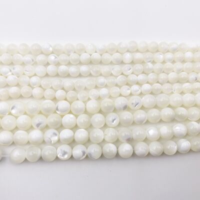 Mother-of-pearl stone 6mm