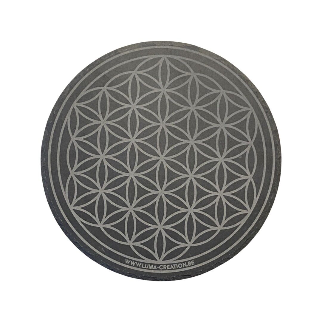 Plateau Ardoise Bouddha 7 Chakras