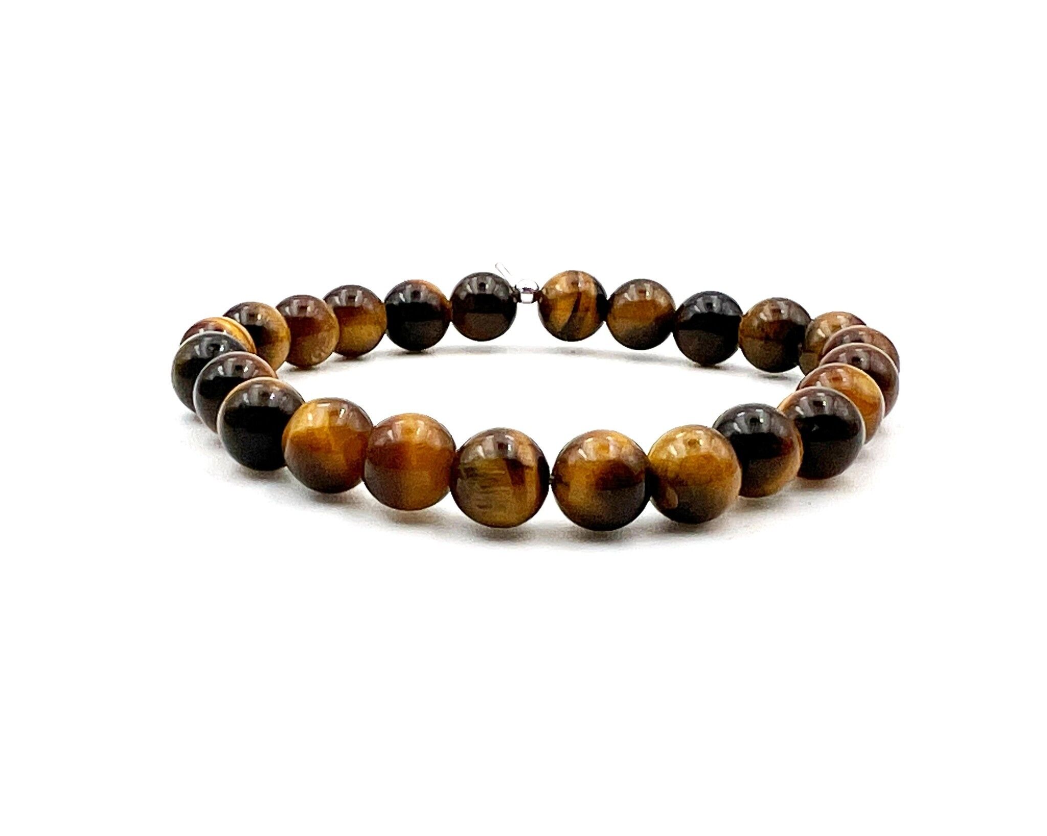 Bracciale occhio di tigre Bracciale occhio di tigre, pietre da 8 mm