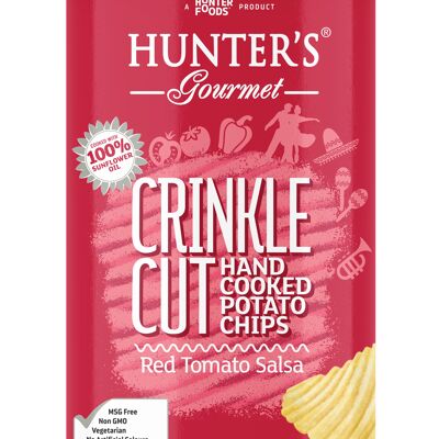 Hunter’s Gourmet Crinckled Red Tomato Salsa potato chips 140gr
