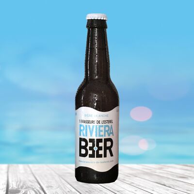 RIVIERA BEER WHITE 33CL