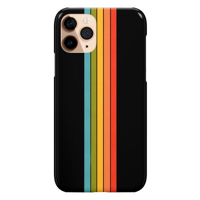 Retro Rainbow Stripes iPhone Case , iPhone X