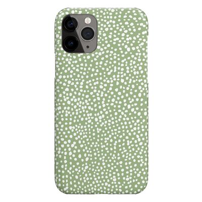 Sage Green Animal Dots iPhone Case , iPhone 6/6S Plus