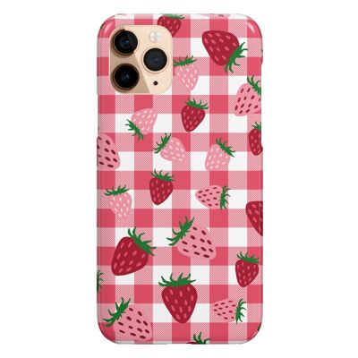 Strawberry Gingham iPhone Case , iPhone 7 Plus