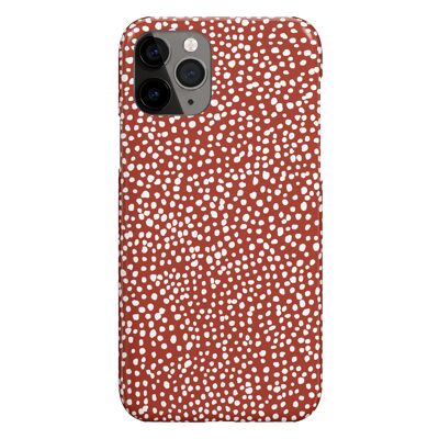 Terracotta Animal Dots iPhone Case , iPhone 11