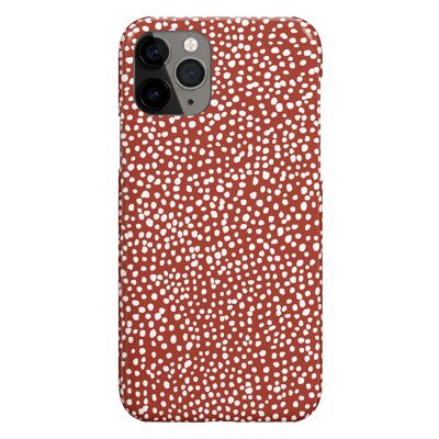 Terracotta Animal Dots iPhone Case , iPhone SE (2020)