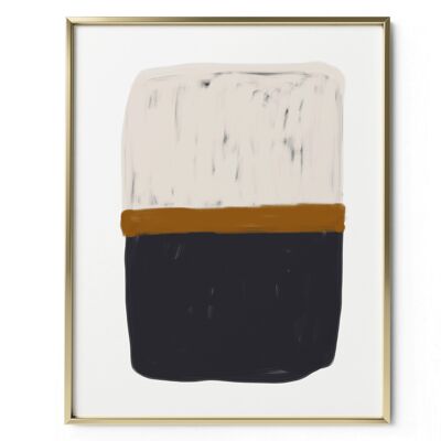 The Minimalist Abstract Art Print , A2 | 16.5in x 23.4in