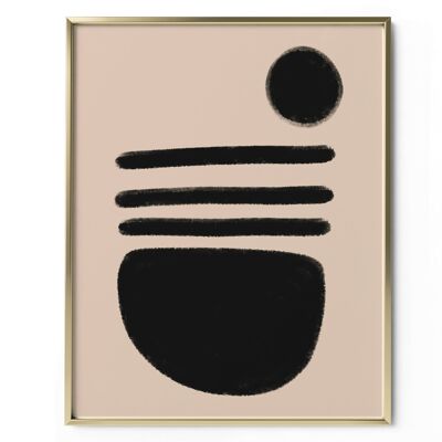 Transpose Abstract Art Print , 4x6in | 10x15cm