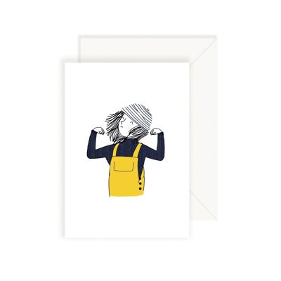 Sailor In Overalls Card