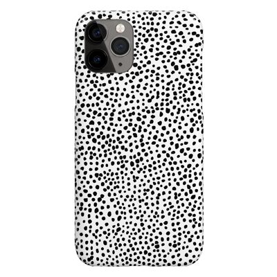 White Animal Dots iPhone Case , iPhone X