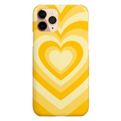 Yellow Hearts iPhone Case , iPhone 13 Mini