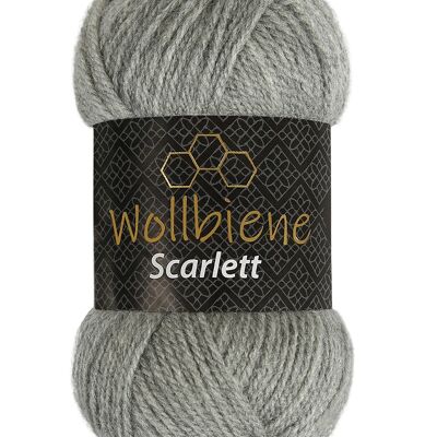 Wollbiene Scarlett 03 Strickwolle 50 gr Polyacryl Häkelwolle Uni Wolle