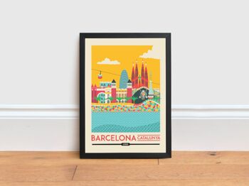 Impression de Barcelone, A3 2