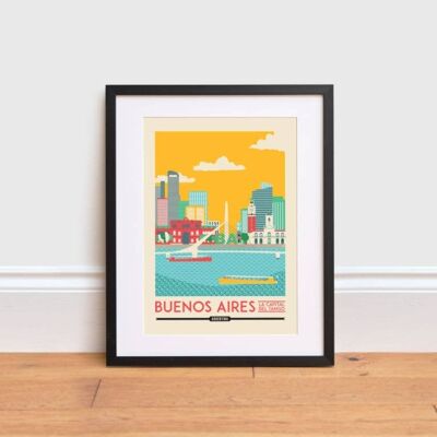 Buenos Aires Print , A3