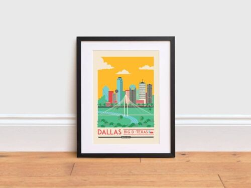 Dallas Print , A4