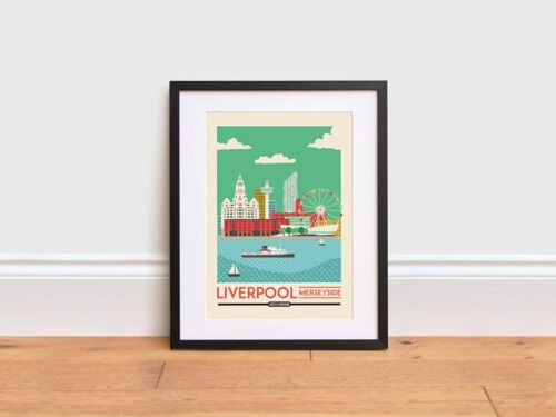 Liverpool Print , A3