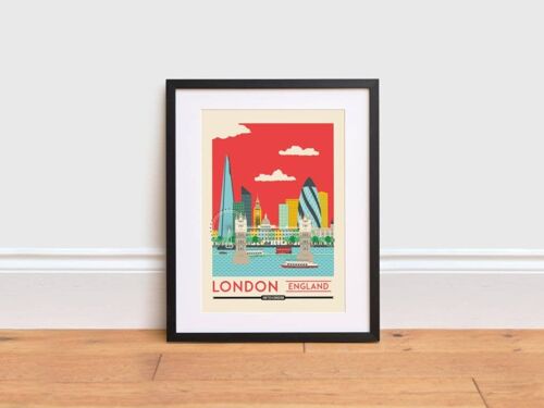 London Print , A3