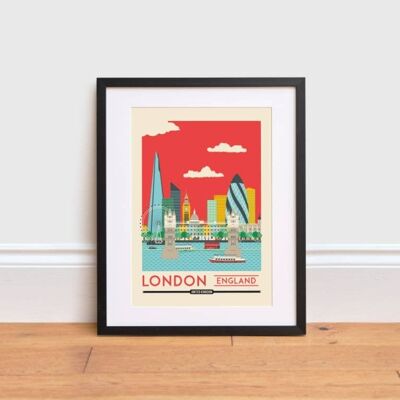 London Print , A3